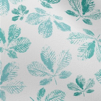 Green Leaf Rubbing Chiffon