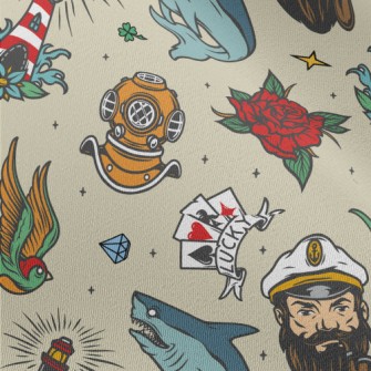 Retro Nautical And Captain&#39 Chiffon