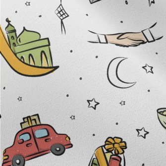 Islamic Pattern For Ramadan Chiffon