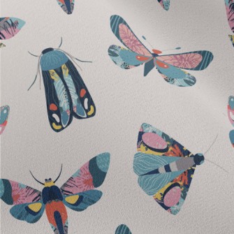 Colorful Abstract Butterflies  Chiffon