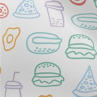 Color Line Fast Food Chiffon