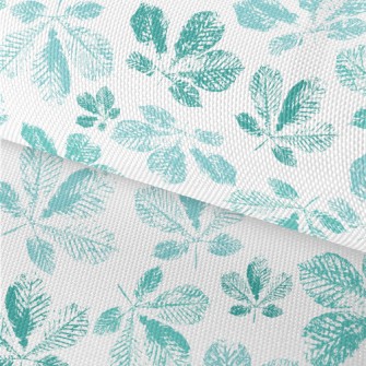 Green Leaf Rubbing Waterproof Oxford