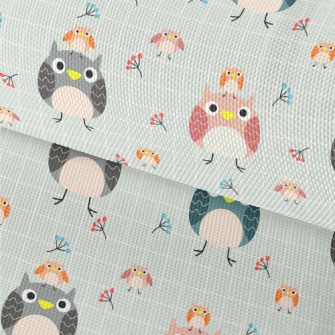 Colorful Silly Owl Waterproof Oxford
