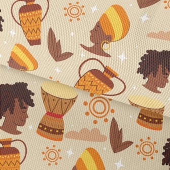 Africans And Ethnic Pottery Waterproof Oxford
