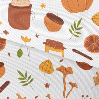 Autumn Hand Drawn Pattern Waterproof Oxford