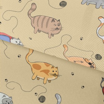 Cute Cats In Various Costumes Waterproof Oxford