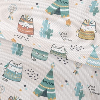 Cute Indian Cat Waterproof Oxford
