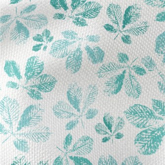 Green Leaf Rubbing Waterproof Canvas