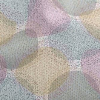 Colorful Circular Branch Patte Athletic Mesh Flat Back