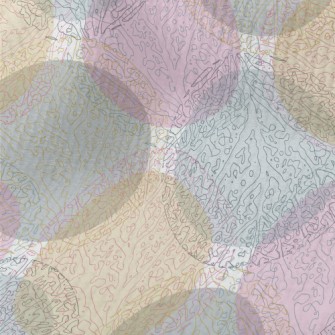 Colorful Circular Branch Patte Terry