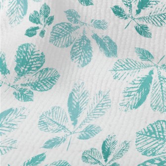 Green Leaf Rubbing Terry