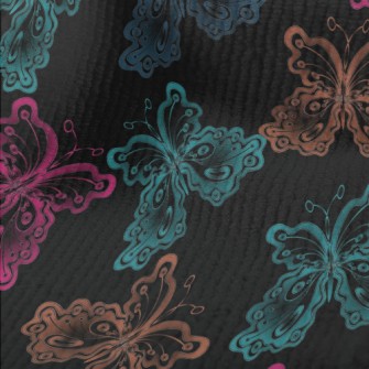 Colorful Gorgeous Butterfly Terry