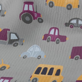 Yellow And Purple Cars Terry