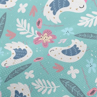 Gorgeous And Delicate Birds An Performance Linen