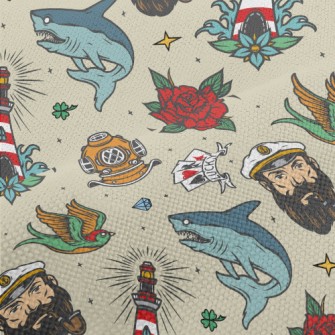 Retro Nautical And Captain&#39 Performance Linen