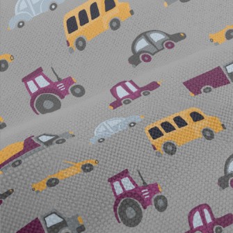 Yellow And Purple Cars Performance Linen