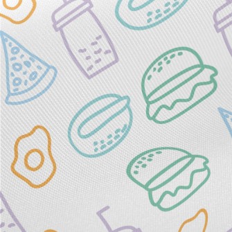 Color Line Fast Food Twill