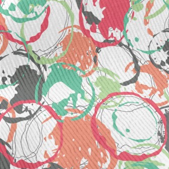Colorful Hand-painted Circle B Standard Corduroy