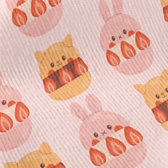 Animal-shaped Strawberry Desse Standard Corduroy