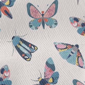 Colorful Abstract Butterflies  Standard Corduroy