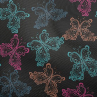 Colorful Gorgeous Butterfly Dobby