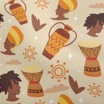 Africans And Ethnic Pottery Dobby