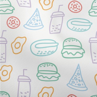 Color Line Fast Food Dobby