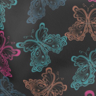 Colorful Gorgeous Butterfly Stretch Ponte