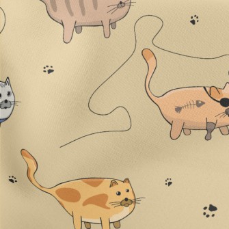 Cute Cats In Various Costumes Stretch Ponte