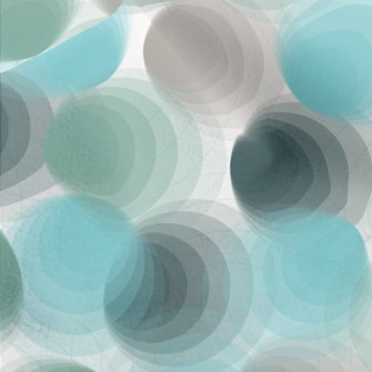 Various Gradient Circles Micro Fleece