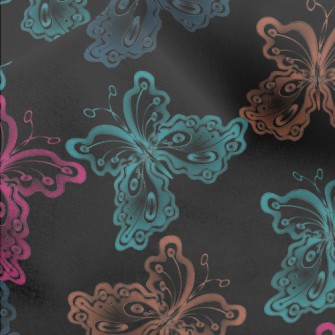 Colorful Gorgeous Butterfly Micro Fleece