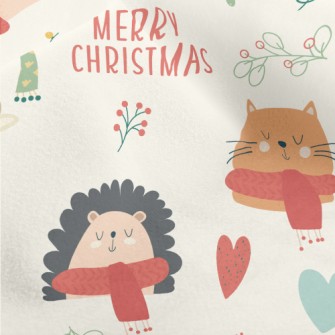 Animals Wearing Scarves For Ch Micro Fleece