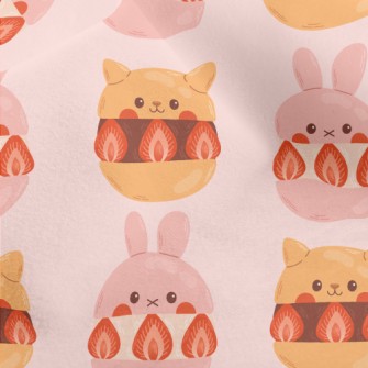 Animal-shaped Strawberry Desse Micro Fleece