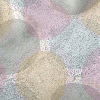 Colorful Circular Branch Patte Minky