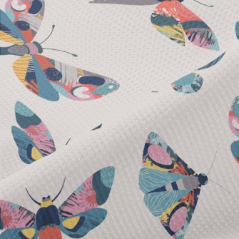 Colorful Abstract Butterflies  Piqué