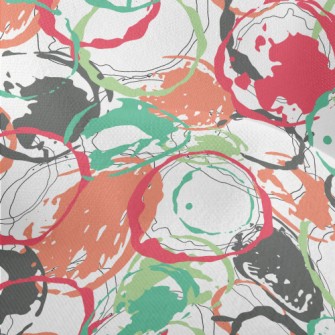 Colorful Hand-painted Circle B Lightweight Performance Linen