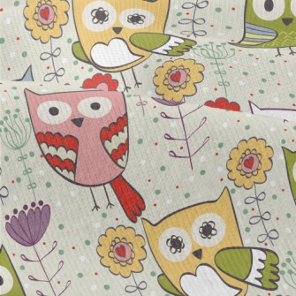 Various Colorful Owls Modern Jersey