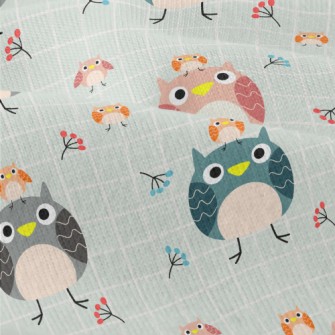 Colorful Silly Owl Modern Jersey