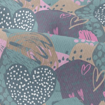 Colorful Messy Love Pattern Modern Jersey