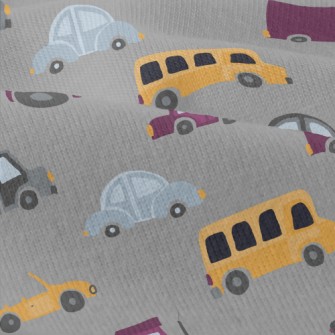 Yellow And Purple Cars Modern Jersey