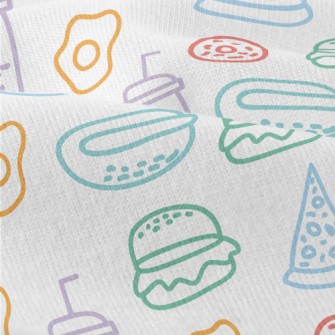 Color Line Fast Food Modern Jersey