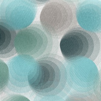 Various Gradient Circles Jersey Backed Fleece
