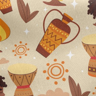 Africans And Ethnic Pottery Jersey Backed Fleece