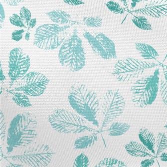 Green Leaf Rubbing Pongee