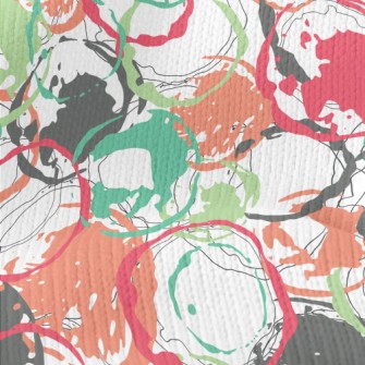 Colorful Hand-painted Circle B Stretch Jersey