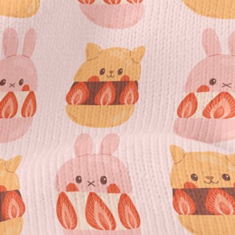 Animal-shaped Strawberry Desse Stretch Jersey
