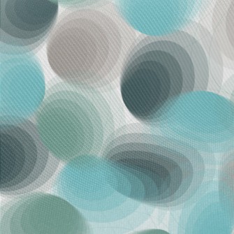 Various Gradient Circles Midweight Cotton Poplin