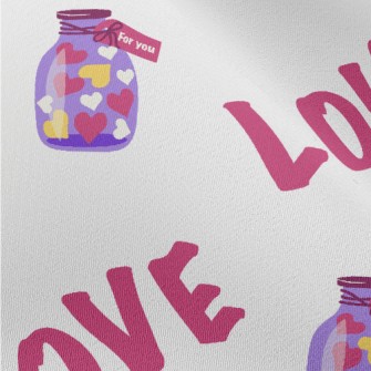 Love Text Sugar Jar Chiffon