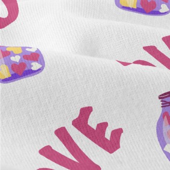 Love Text Sugar Jar Modern Jersey