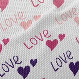 Gradual Love Words Birdseye Piqué
